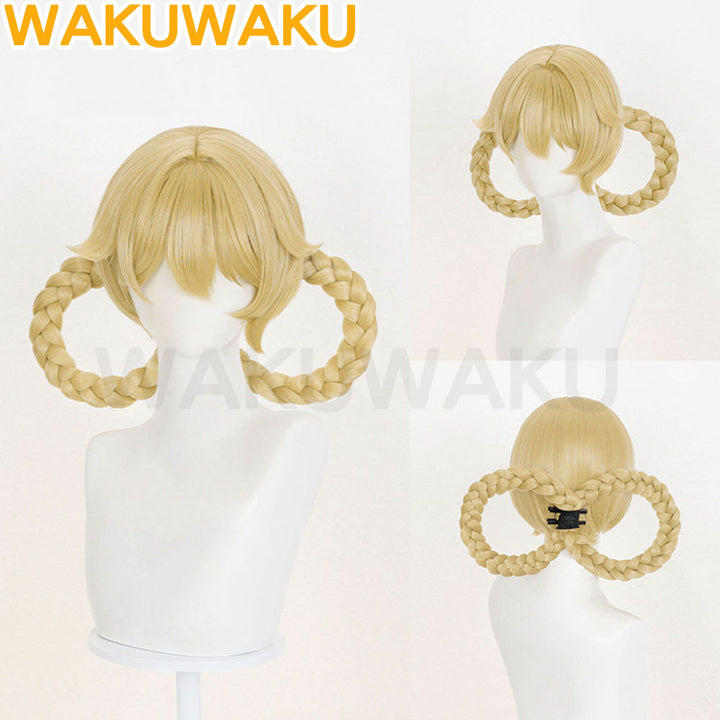 【In Stock】WakuWaku Game Genshin Impact Jahoda Wig Song of the Welkin Moon Nod-Krai Wig