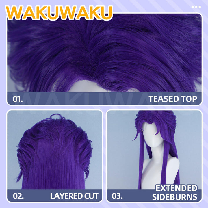 Game The Freak Circus Cosplay Jester Cosplay Wig
