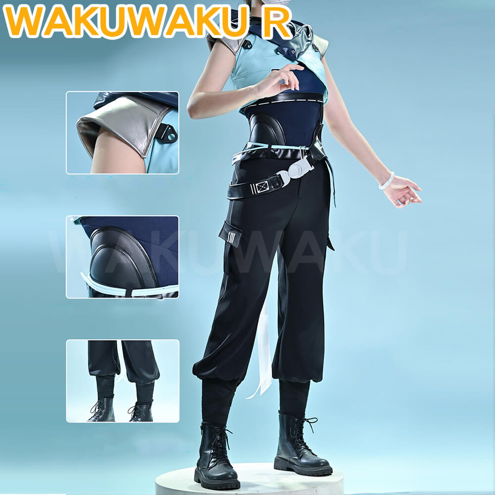 Game Valorant Jett Cosplay Costume