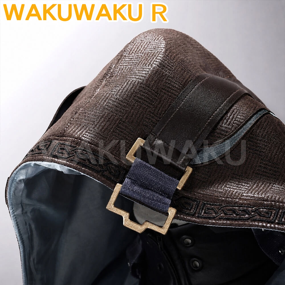 【S-2XL】WakuWaku-R Game Wuthering Waves Jingran Cosplay Mengzhou Black Suit