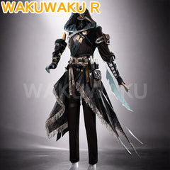 【S-2XL】WakuWaku-R Game Wuthering Waves Jingran Cosplay Mengzhou Black Suit