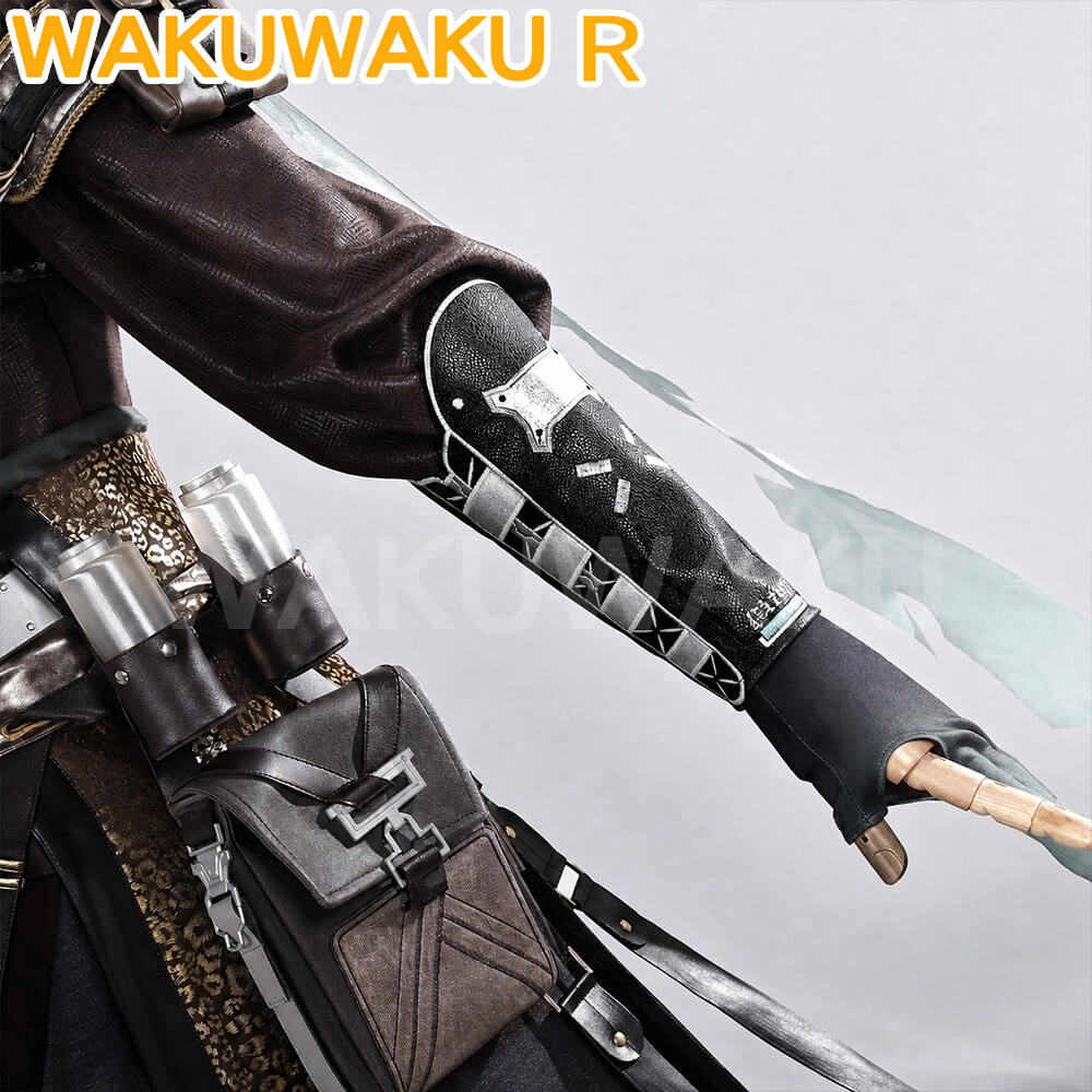 【S-2XL】WakuWaku-R Game Wuthering Waves Jingran Cosplay Mengzhou Black Suit