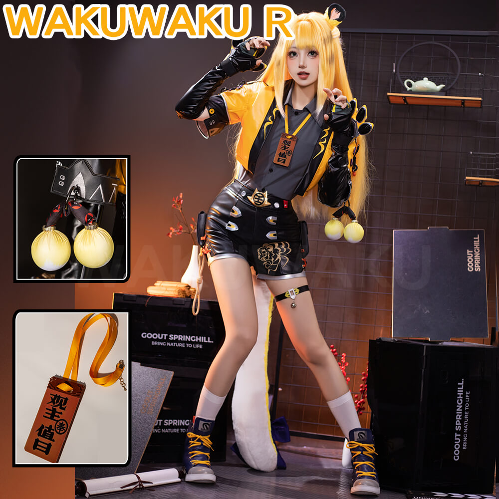 【In Stock】WakuWaku-R  Game Zenless Zone Zero Ju Fufu Cosplay ZZZ Women Dress
