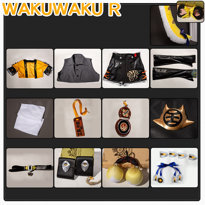 【In Stock】WakuWaku-R  Game Zenless Zone Zero Ju Fufu Cosplay ZZZ Women Dress