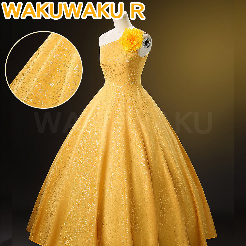 【In Stock】Judyy Cosplay Costume Movie WakuWaku-R Yellow Christmas Women Cute Dress Costume Rabbit Fox Couple