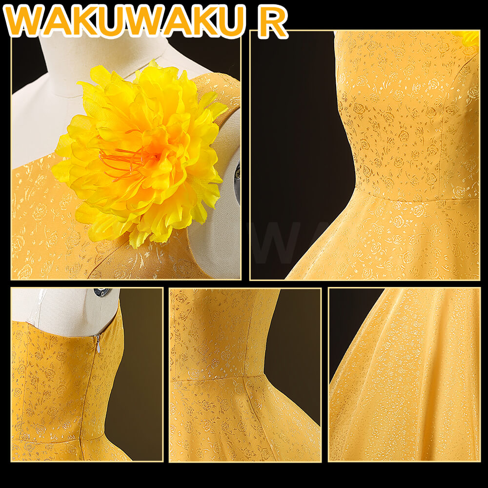【In Stock】Judyy Cosplay Costume Movie WakuWaku-R Yellow Christmas Women Cute Dress Costume Rabbit Fox Couple