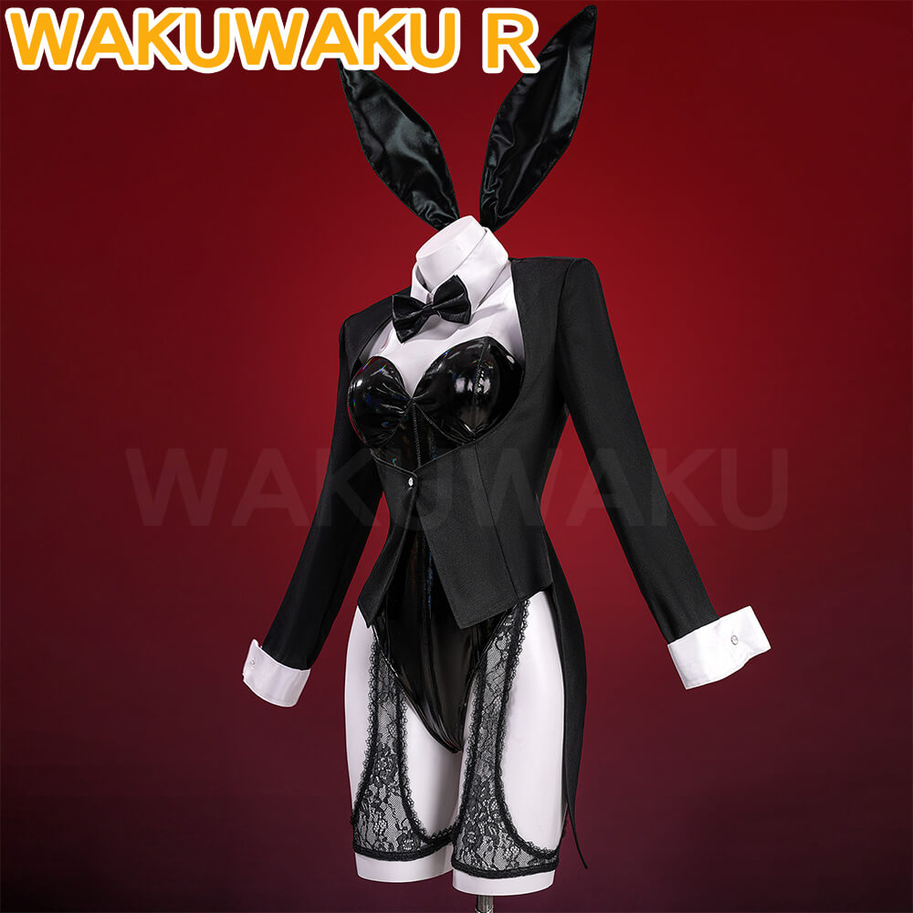 【XS-2XL】Kitagawa Marin Cosplay Costume WakuWaku Anime Women Sexy Bunny Girl Bodysuit Dress
