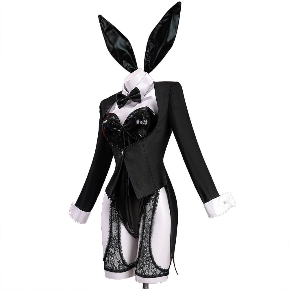 【XS-2XL】Kitagawa Marin Cosplay Costume WakuWaku Anime Women Sexy Bunny Girl Bodysuit Dress
