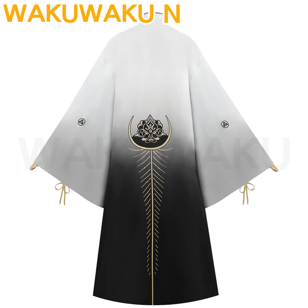 【In Stock】Kotoyuki Tsuneki Cosplay Costume Game WakuWaku-N Kimono Fox Mask Men Kotoyuki Cosplay Halloween Plus Size