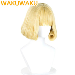 Jujutsu Kaisen Kurusu Hana Cosplay Wig Yellow Short Hair