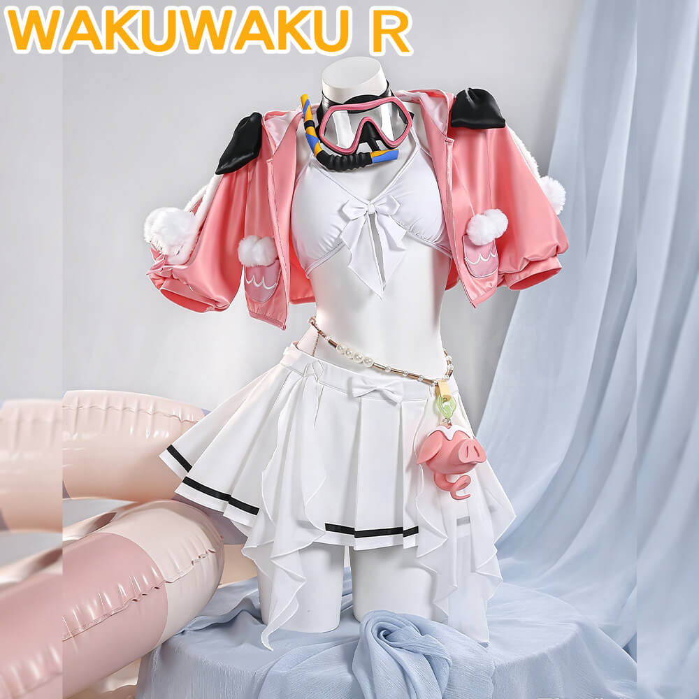 【XS-2XL】WakuWaku-R Game Zenless Zone Zero Luciana de Montefio Cosplay ZZZ Lucy Princess on Holiday