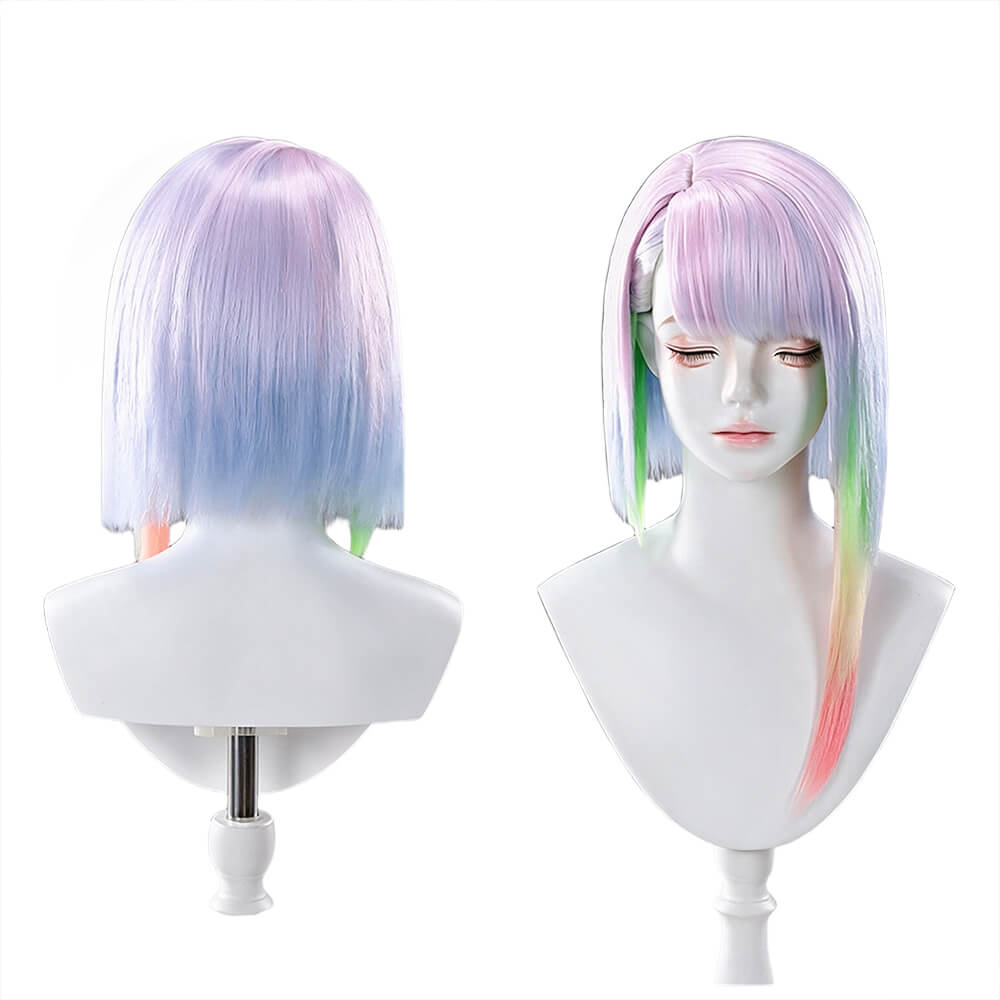 【In Stock】WakuWaku Lucy Rebecca Cosplay Wig Anime Green Long Hair