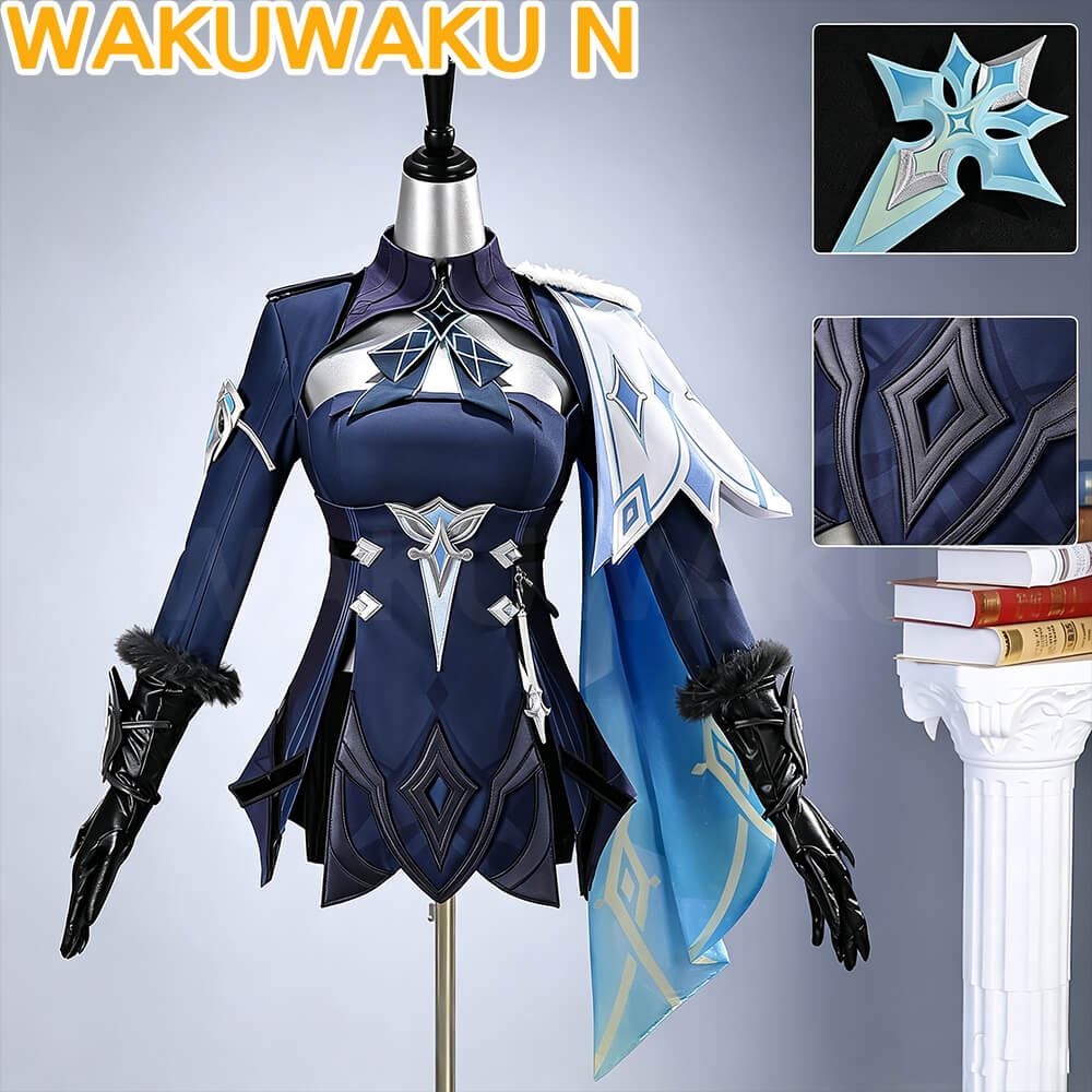 Game Genshin Impact Traveler Lumine Cosplay Costume