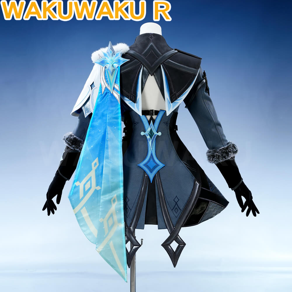 Game Genshin Impact Lumine Traveler Cosplay Costume