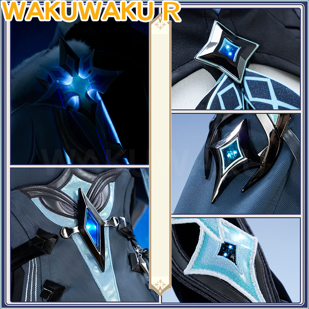 Game Genshin Impact Lumine Traveler Cosplay Costume
