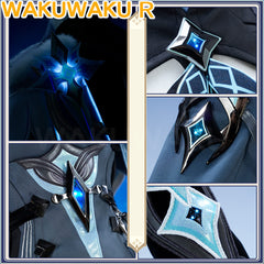 Game Genshin Impact Lumine Traveler Cosplay Costume