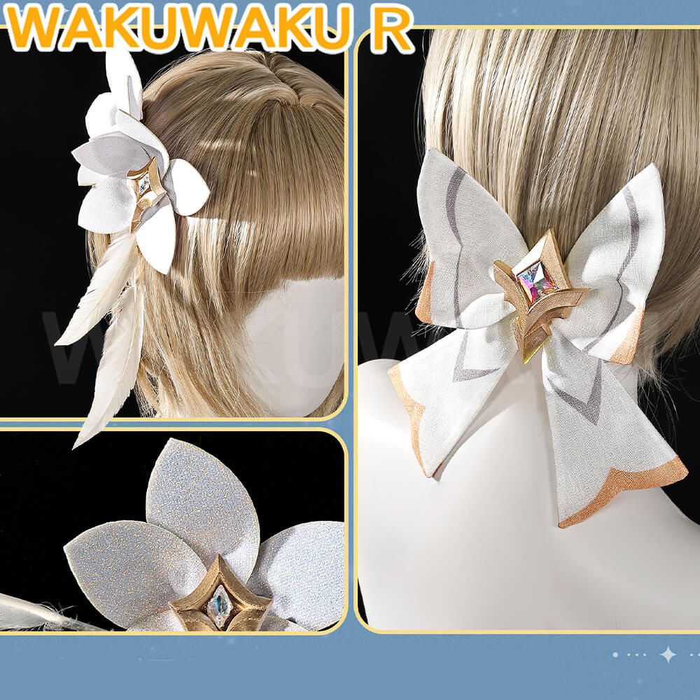 Game Genshin Impact Cosplay Traveler Lumine Costume