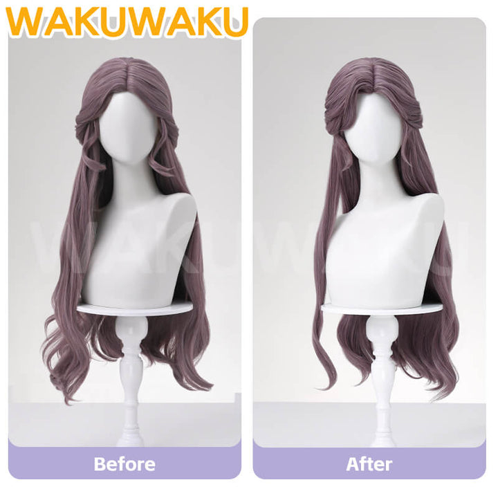 Rafayel MC Wig Game Love and Deepspace Cosplay Wig WakuWaku Women Men Women Long Hair Gradient Rafayel Cosplay Free Wig Cap