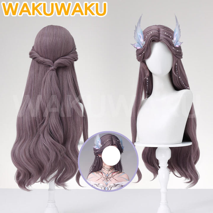 Rafayel MC Wig Game Love and Deepspace Cosplay Wig WakuWaku Women Men Women Long Hair Gradient Rafayel Cosplay Free Wig Cap
