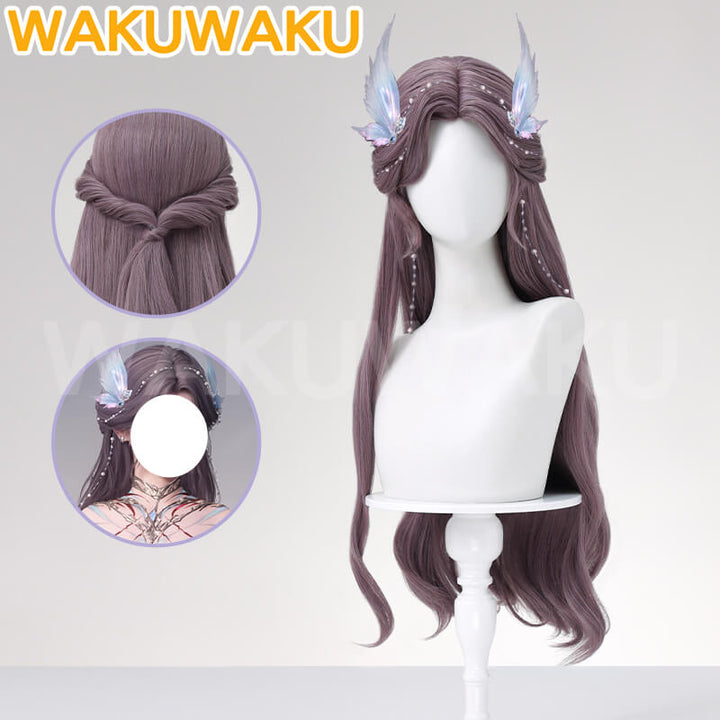 Rafayel MC Wig Game Love and Deepspace Cosplay Wig WakuWaku Women Men Women Long Hair Gradient Rafayel Cosplay Free Wig Cap