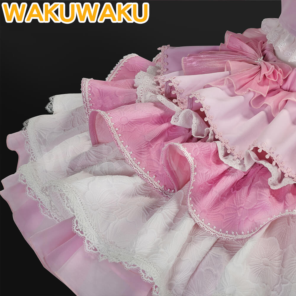 Kaname Madoka Akemi Homura Cosplay Costume Anime Puella Magi Madoka Magica WakuWaku Christmas