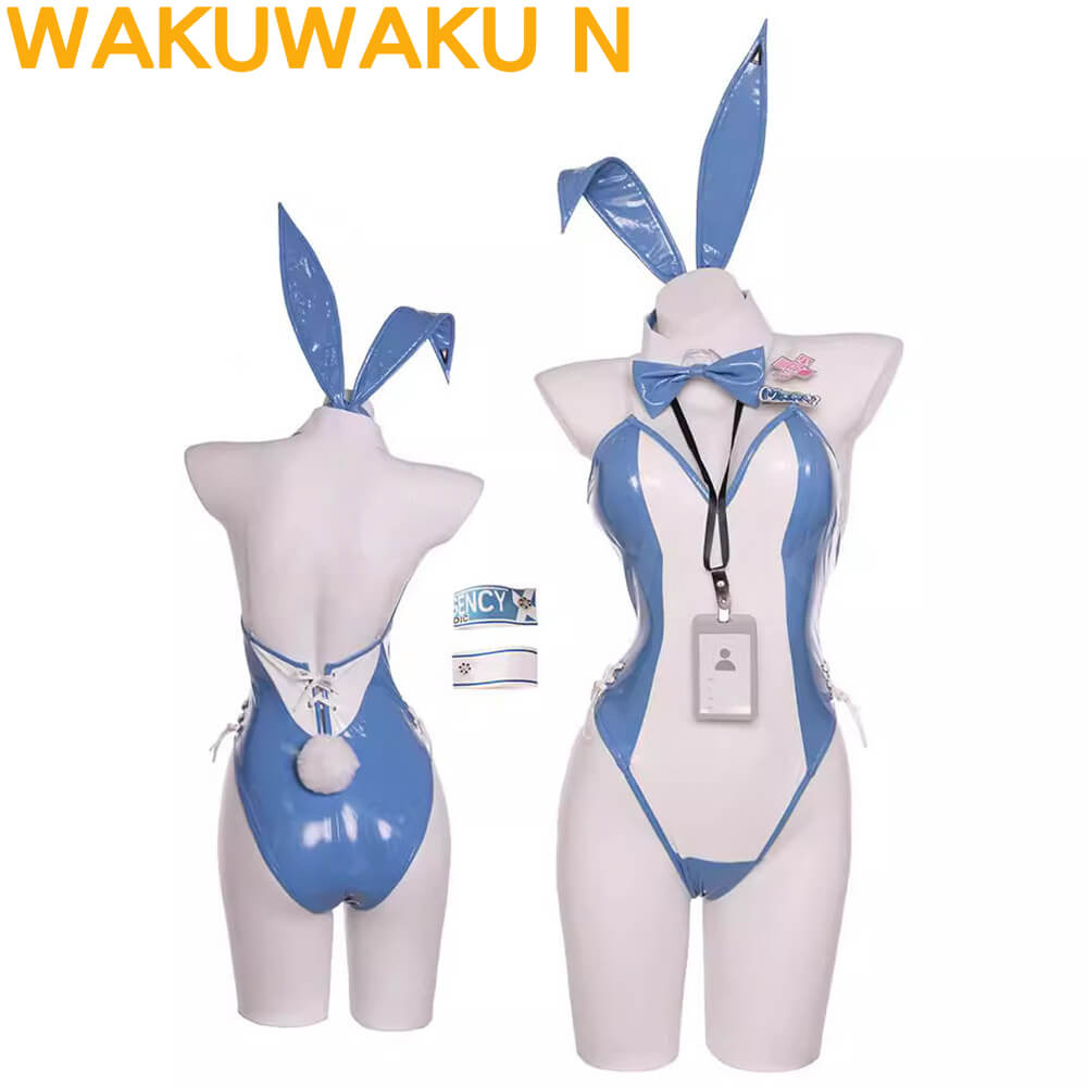 【In Stock】WakuWaku-N Folkwang Mary Soda Alice Cosplay Game Sexy Bunny Suit
