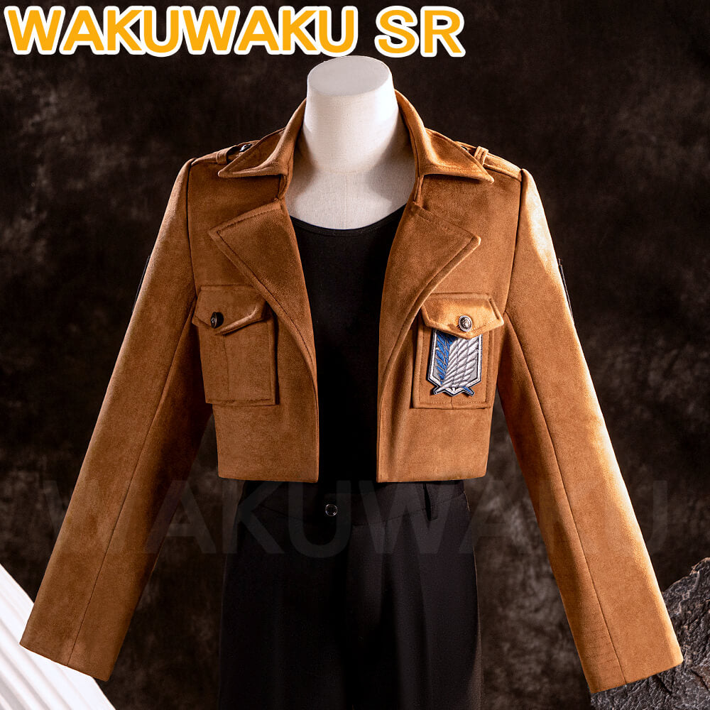 Mikasaa Ackermann Cosplay Costume Anime Cosplay Women Uniform Coat Costume Mikasaa Cosplay Plus Size