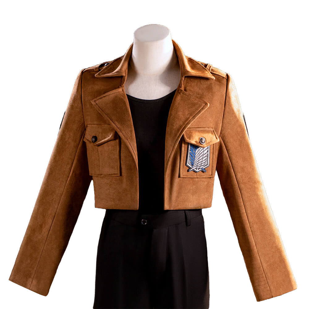 Mikasaa Ackermann Cosplay Costume Anime Cosplay Women Uniform Coat Costume Mikasaa Cosplay Plus Size