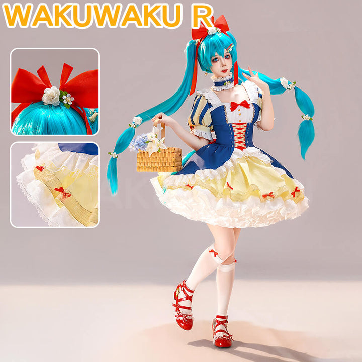 Miku Women Princess Doujin Cosplay Dress 