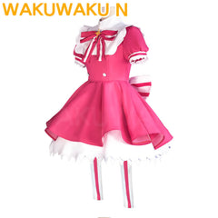 Miku Women Princess Doujin Cosplay Pink Dress