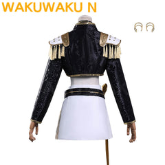 【In Stock】WakuWaku-N Movie Anime Kpop Killer Cosplay Costume Black Golden Stage Suit