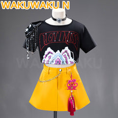 【Girls Ver】In Stock WakuWaku-N Movie Anime Kpop Killer Child Cosplay Costume Yellow Series