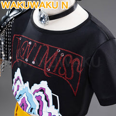 【Girls Ver】In Stock WakuWaku-N Movie Anime Kpop Killer Child Cosplay Costume Yellow Series
