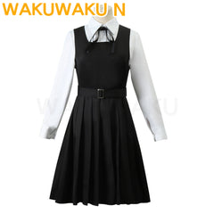 【In Stock】WakuWaku-N Mitakaa Asaa Cosplay Game Chainsa School Uniform