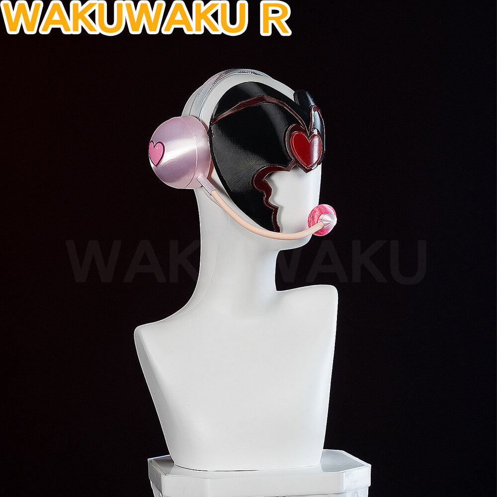 【S-2XL】WakuWaku-R Anime Alien Stage Cosplay Mizi Cosplay Pink Stage Dress