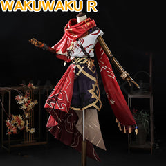 【In Stock】【S-2XL】WakuWaku-R Game Honkai: Star Rail Mydei Cosplay HSR Red Suit
