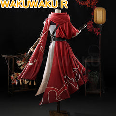 【In Stock】【S-2XL】WakuWaku-R Game Honkai: Star Rail Mydei Cosplay HSR Red Suit