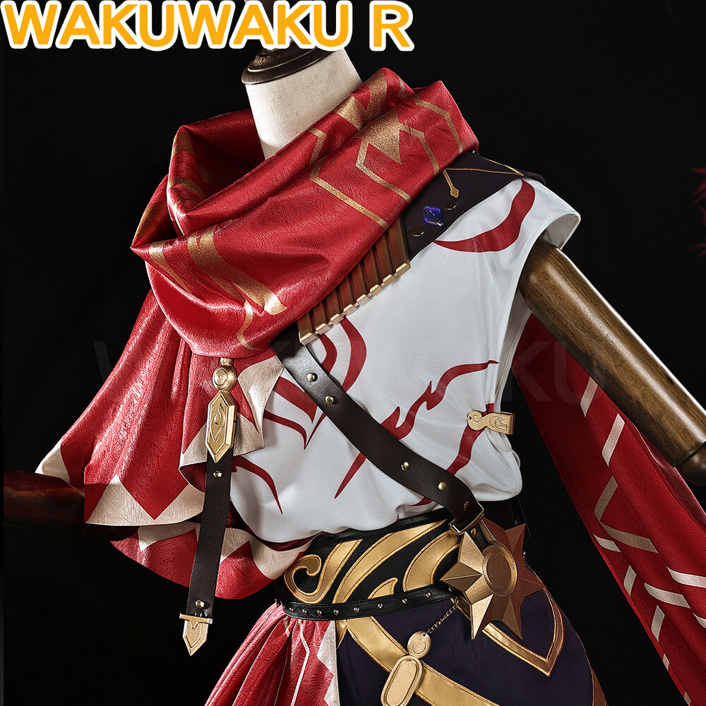 【In Stock】【S-2XL】WakuWaku-R Game Honkai: Star Rail Mydei Cosplay HSR Red Suit
