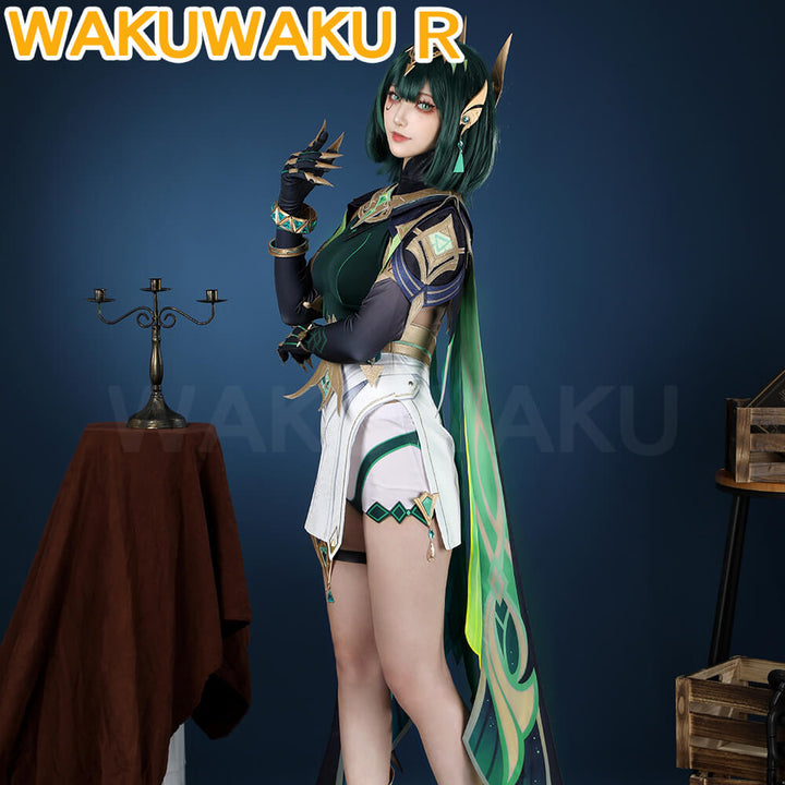 Nefer Cosplay Game Genshin Impact WakuWaku-R Women Costume Song of the Welkin Moon Halloween Cosplay Plus Size Wig