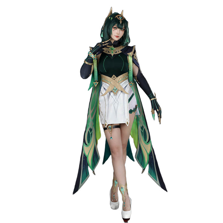 Nefer Cosplay Game Genshin Impact WakuWaku-R Women Costume Song of the Welkin Moon Halloween Cosplay Plus Size Wig