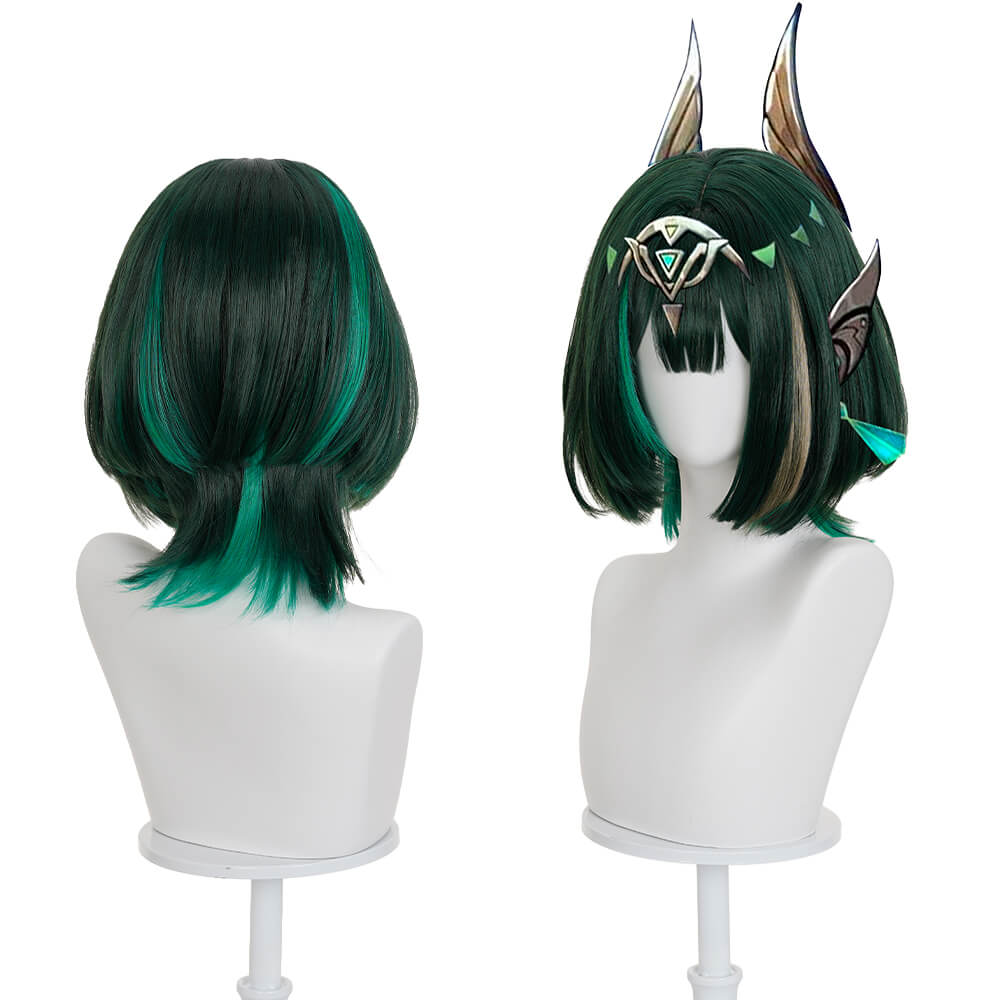 【In Stock】Nefer Wig Genshin Impact WakuWaku Women Long Hair Song of the Welkin Moon Nod-Krai