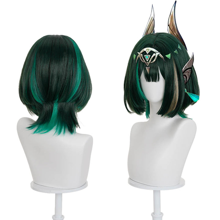 【In Stock】Nefer Wig Genshin Impact WakuWaku Women Long Hair Song of the Welkin Moon Nod-Krai