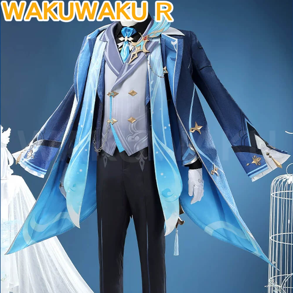 Game Genshin Impact Neuvillette Cosplay Costume