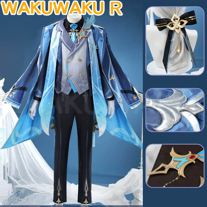 Game Genshin Impact Neuvillette Cosplay Costume
