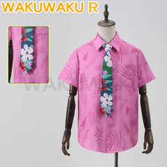【In Stock】WakuWaku Nickk Cosplay Men Shirt Daily Summer Costume Fox Cosplay