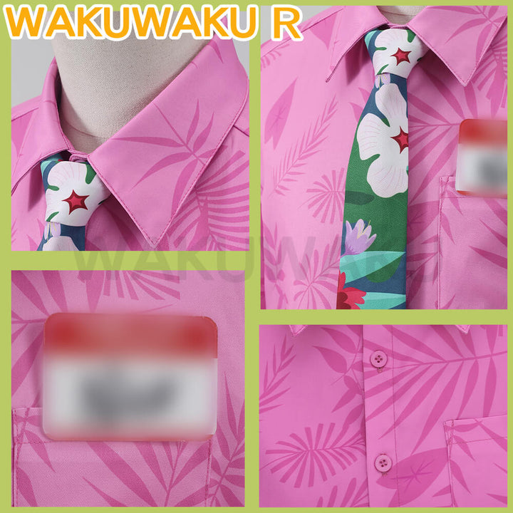 【In Stock】Nickk Cosplay Costume WakuWaku Men Shirt Daily Christmas Summer Costume Fox Cosplay