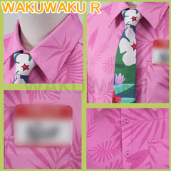 【In Stock】WakuWaku Nickk Cosplay Men Shirt Daily Summer Costume Fox Cosplay