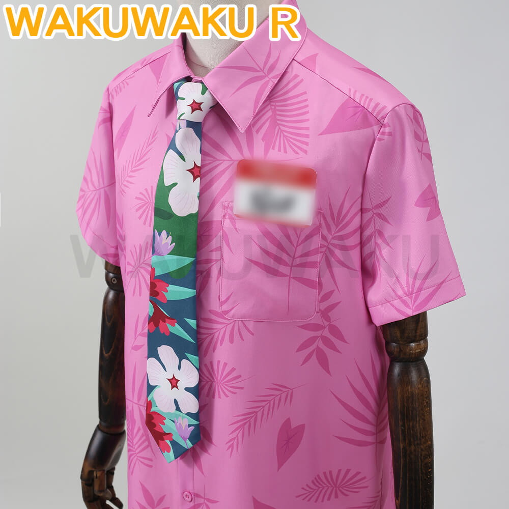 【In Stock】WakuWaku Nickk Cosplay Men Shirt Daily Summer Costume Fox Cosplay