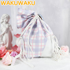 Nikki Cosplay Bag Game Infinity Nikki WakuWaku Nikki Cosplay Backpack Drawstring Sad Sack Bag Christmas Cute Nikki Cosplay