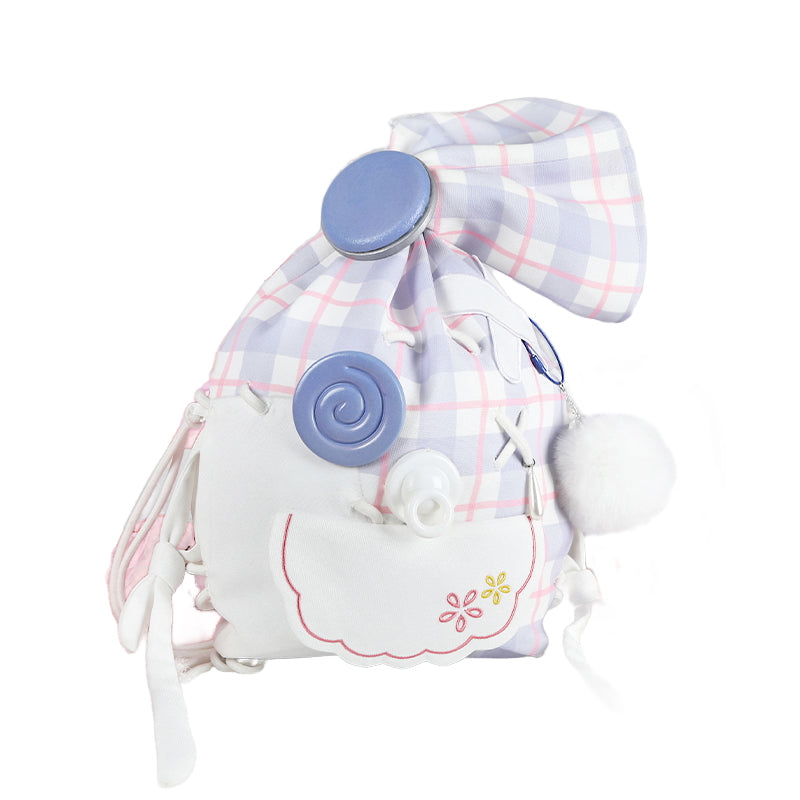 Nikki Cosplay Bag Game Infinity Nikki WakuWaku Nikki Cosplay Backpack Drawstring Sad Sack Bag Christmas Cute Nikki Cosplay